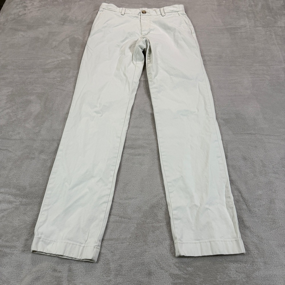 Vineyard Vines Breaker Pant Mens 28x32 Khaki Stone Cotton Stretch Chino Pants